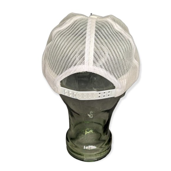 Vintage Ozark Airlines White Snap Back Trucker Hat - Picture 4 of 8